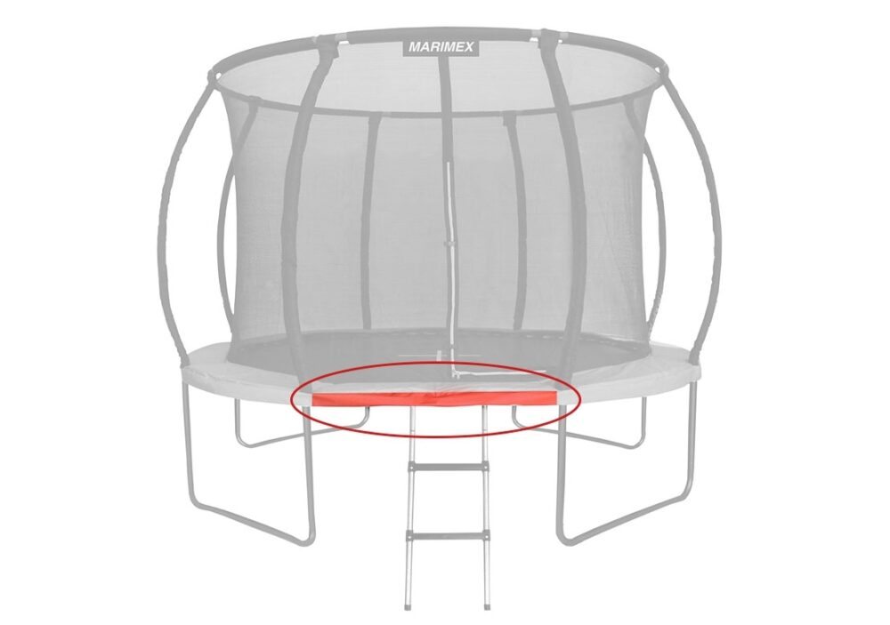 Náhradní trubka rámu pro trampolínu Marimex Premium 396 cm - 150 cm | 19000406
