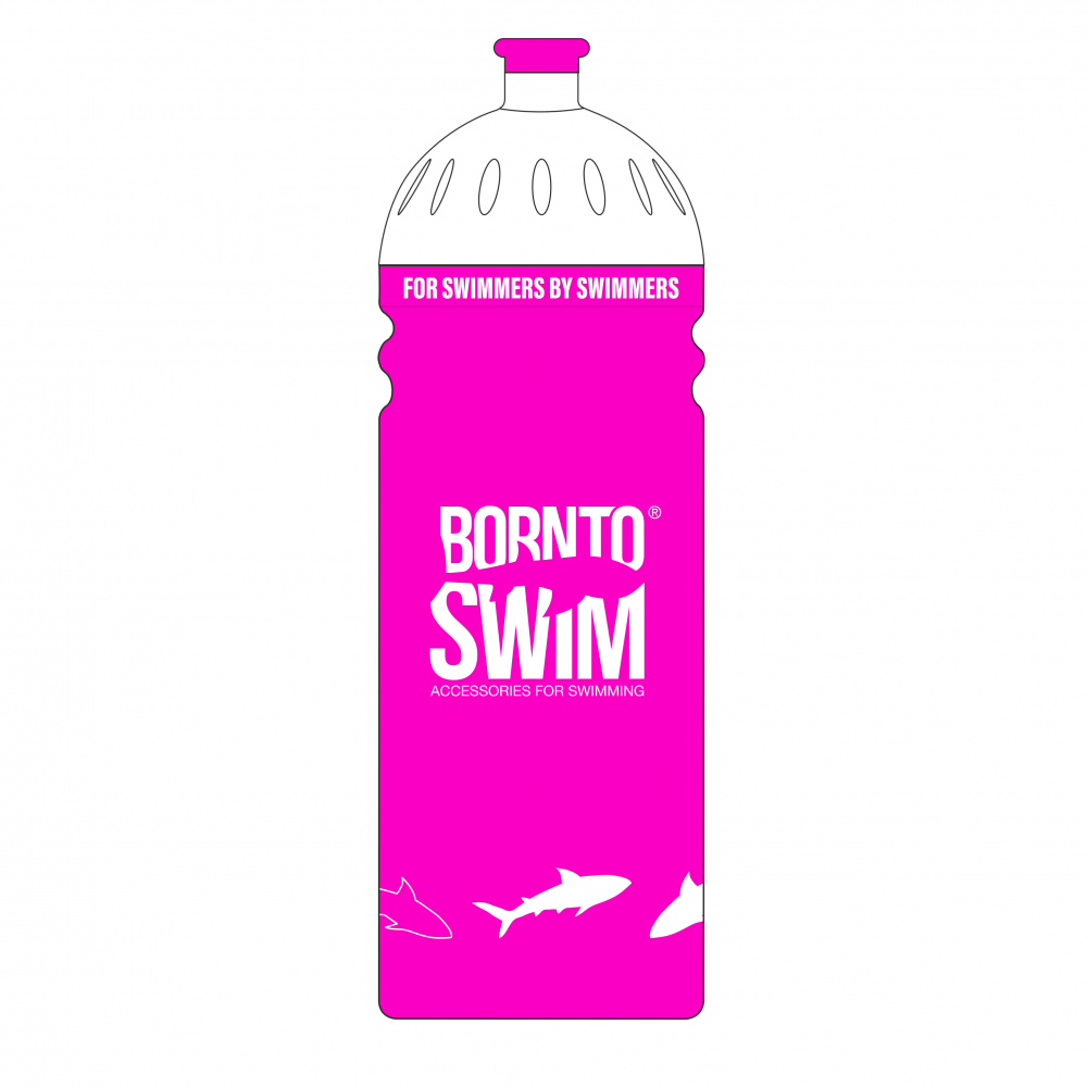 Born To Swim Sportovní Láhev Modrá0